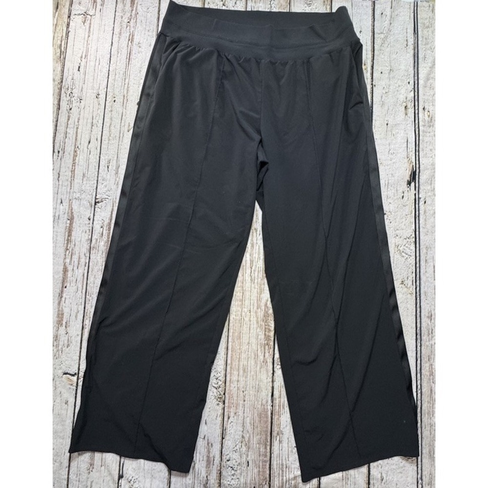 Athleta Pants Womens 18 Black Nolita Wide Leg Relaxed‎ City Contemporary Minimal